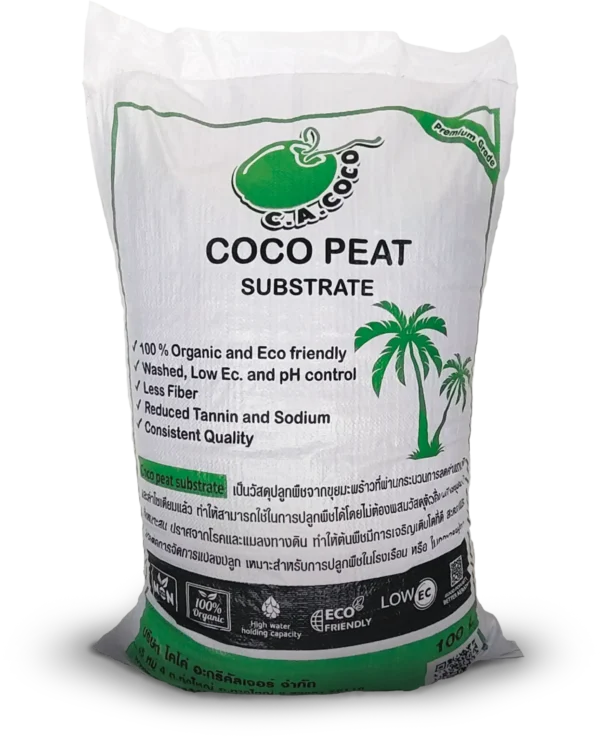 Coco peat substrate ขนาด 100 ลิตร